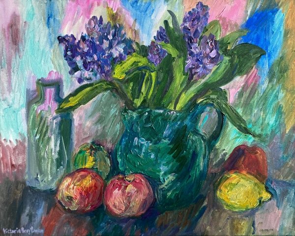 Spring. Still Life<br>2026. 20&Prime;x16&Prime;. Acrylic on canvas