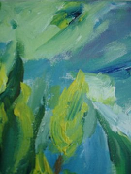 Green Tulips. 2013. Fragment 1