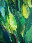 Fragment 2 of Green Tulips. 2013