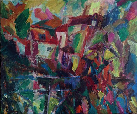 Carnival<br>2015. 24&Prime;x20&Prime;. Acrylic on canvas<br>In private collection