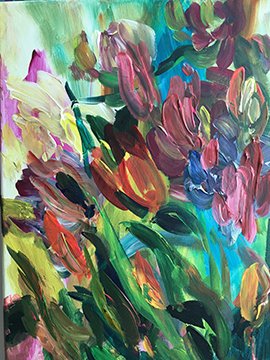 Tulips. 2020. Fragment 1