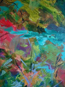 Fall. View of Niagara River. 2010. Fragment 1